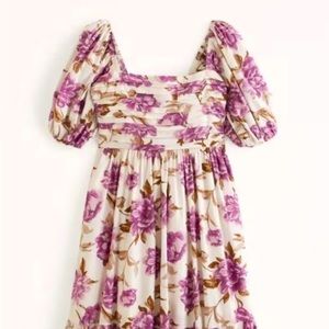 COPY - Abercrombie Emerson Floral Poplin Dress